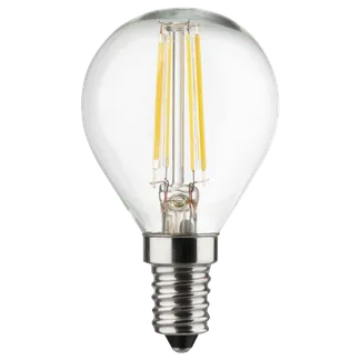 LED Filament Tropfenlampe, E14, 4W, 470lm, 2700K, warmweiß, 3er Set LED Filament Tropfenlampe, E14, 4W, 470lm, 2700K, warmweiß, 3er Set