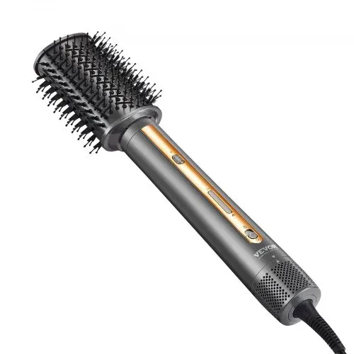 VEVOR 4-in-1-Multi-Haarstyler, 110.000 U/min Hochgeschwindigkeits-Ionen-Airstyler mit 3 Bürsten und 1 Düse, 4 Temperatur- und 3 Geschwindigkeitsstufen, Föhnbürste für Locken, Styling und Volumen – Bild 8