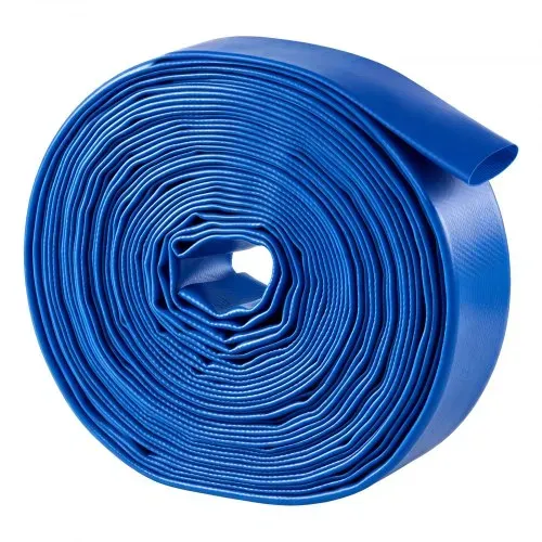 VEVOR Rückspülschlauch 1,5 Zoll 15,2 m PVC Flachschlauch Ablaufschlauch für Poolentwässerung und Bewässerung mit 90 psi, Anschlusswahl ohne Vorinstallierte Kupplungen für Verschiedene Pumpensysteme – Bild 9