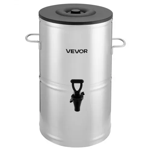 VEVOR Eisteespender Getränkespender aus 304 Edelstahl 15 L Getränkedispenser mit Zapfhahn & Griff, geeignet für heiße und kalte Getränke, für Eistee, Kaffee, Wasser in Cafés und Restaurants – Bild 10