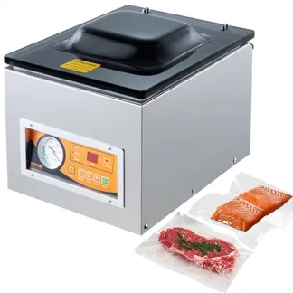 VEVOR Kammer-Vakuumierer 260 W Vakuumiergerät für feuchte Lebensmittel Fleisch Marinaden usw. kompakte Größe mit 26 cm Versiegelungslänge Anwendung in der privaten Küche und im gewerblichen Bereich VEVOR Kammer-Vakuumierer 260 W Vakuumiergerät für feuchte Lebensmittel Fleisch Marinaden usw. kompakte Größe mit 26 cm Versiegelungslänge Anwendung in der privaten Küche und im gewerblichen Bereich