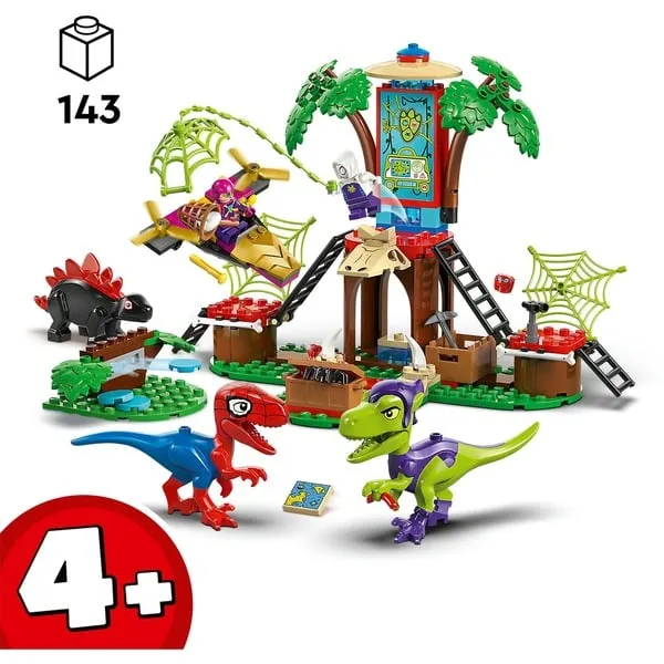11200 Marvel Spidey und seine Super-Freunde Showdown am Baumhaus: Spidey-Rex vs. Gobby-Raptor, Konstruktionsspielzeug – Bild 3