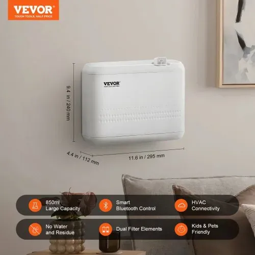 VEVOR HVAC-Duftdiffusor, 850 ml, Kaltluft-Duftluftmaschine, 465 ㎡, wasserlos VEVOR HVAC-Duftdiffusor, 850 ml, Kaltluft-Duftluftmaschine, 465 ㎡, wasserlos