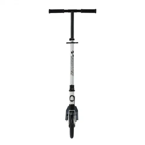 VEVOR Scooter (2 Räder) für Kinder ab 8 Jahren, Cityroller Kinderroller Straßenroller mit höhenverstellbarem Lenker & rutschfestem Deck, faltbarer Tretroller bis zu 100 kg, Schwarz + Weiß – Bild 8