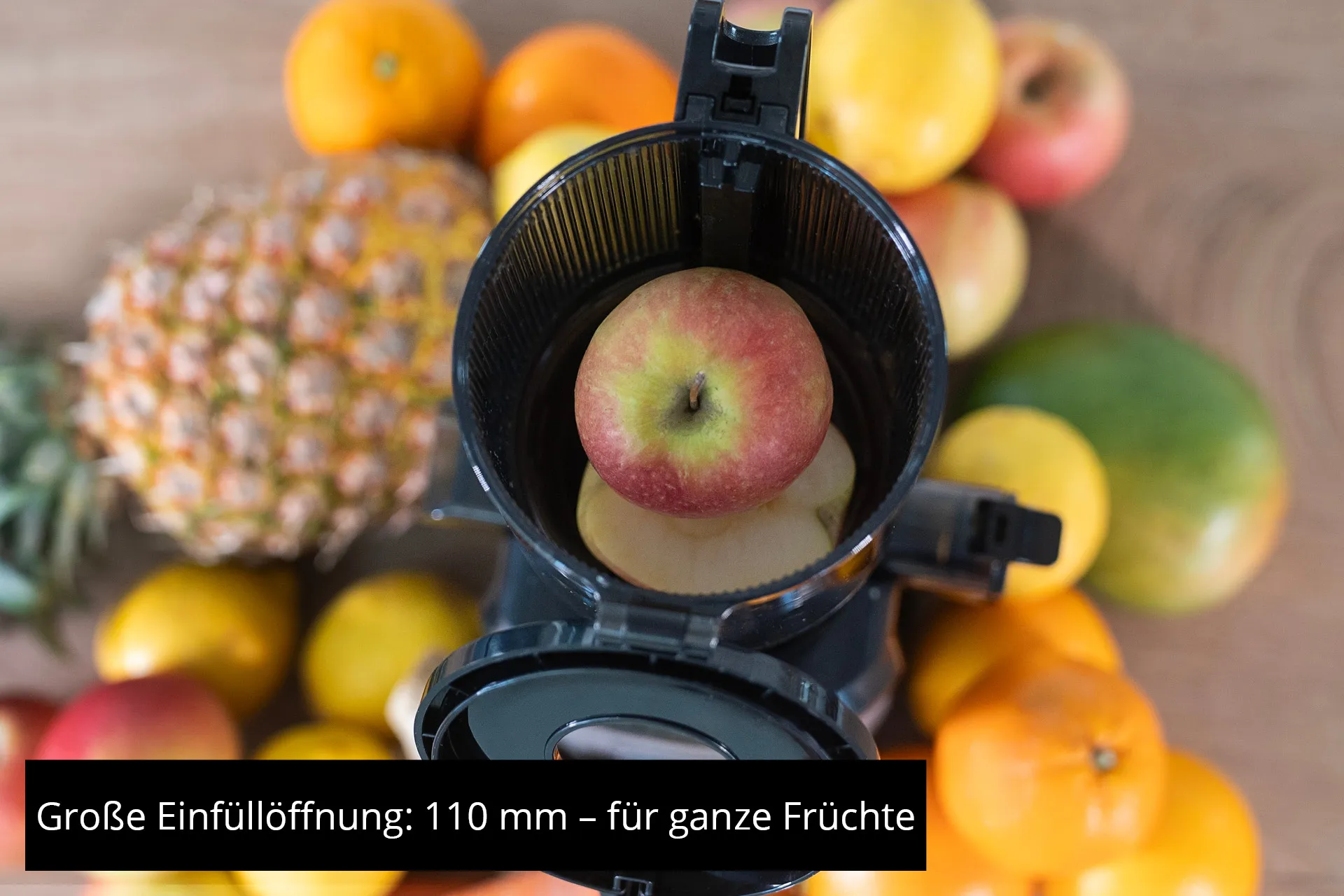 Unold 78275 SLOW JUICER Sam Langsamer Entsafter 300 W Anthrazit – Bild 3