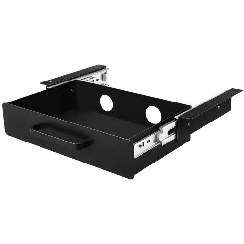 VEVOR Untertisch Schublade 385x230x76 mm, Unterbau Schreibtisch, versteckter Schreibtisch-Aufbewahrungs-Organizer, Bleistiftschublade unter dem Tisch für Sitz-Steh-Arbeitsplätze im Büro und zu Hause – Bild 9