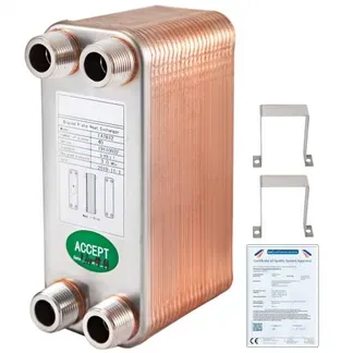 VEVOR EATB12 Plattenwärmetauscher Plattenwärmetauscher 40 Wärmetauscher 40 Plattenwärmetauscher Edelstahl 316 l Wärmetauscher Heizung VEVOR EATB12 Plattenwärmetauscher Plattenwärmetauscher 40 Wärmetauscher 40 Plattenwärmetauscher Edelstahl 316 l Wärmetauscher Heizung
