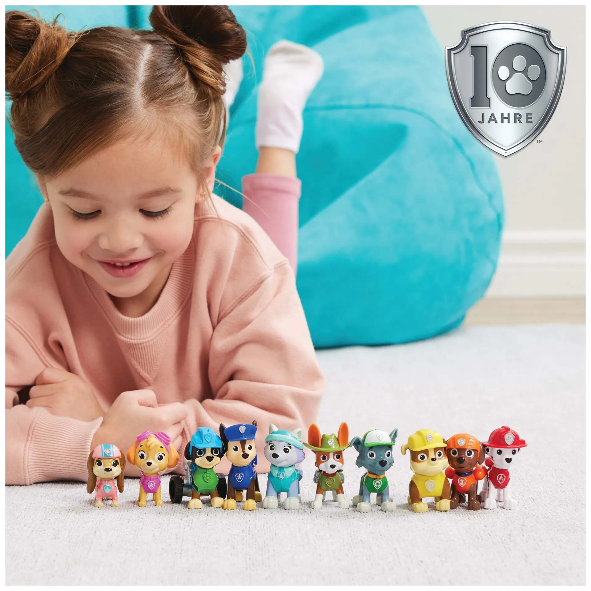 PAW Patrol – Action Pups Geschenkset mit 10 Hundefiguren zum Sammeln, alle Hauptcharaktere in Uniform mit Werkzeug, für Kinder ab 3 Jahren. – Bild 2
