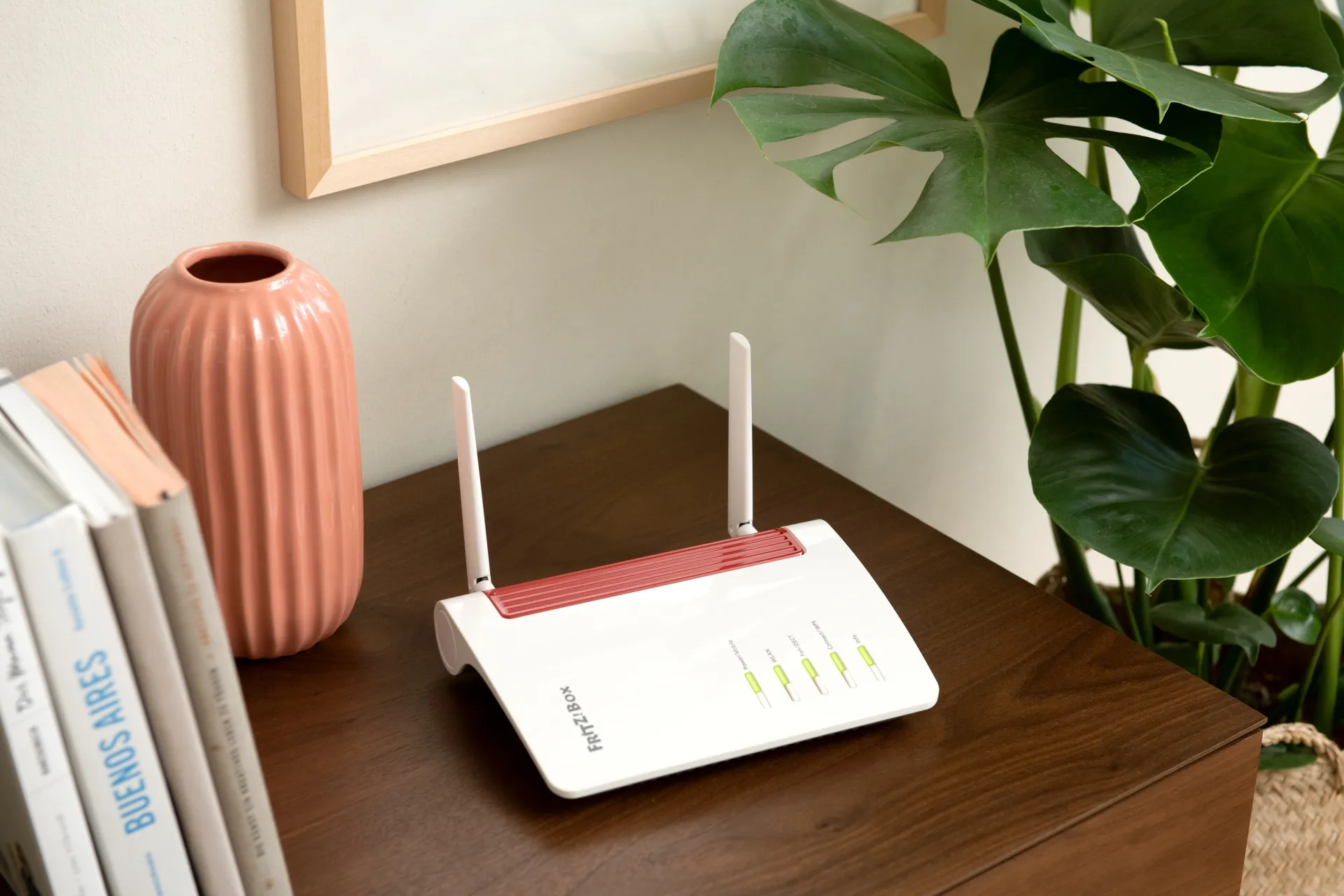 Box FRITZ! 6850 5G WLAN-Router Gigabit Ethernet Dual-Band (2,4 GHz/5 GHz) Schwarz, Rot, Weiß – Bild 7