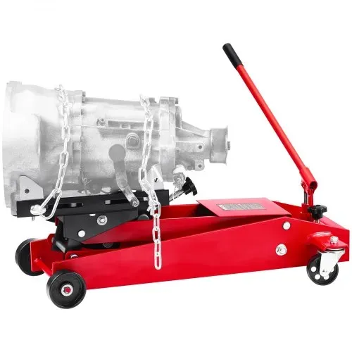 VEVOR Wagenheber mit niedrigem Profil 450 kg, hydraulischer Rangierwagenheber mit 16–64 cm Hubhöhe & flexiblen 360°-Schwenkrädern, Hochleistungs-Hebebühne für Garage / Werkstatt Rot – Bild 9