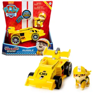 PAW Patrol – Rubbles Race & Go Deluxe Basis Fahrzeug mit Figur (Ready, Race, Rescue) PAW Patrol – Rubbles Race & Go Deluxe Basis Fahrzeug mit Figur (Ready, Race, Rescue)