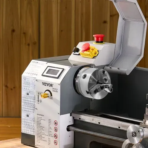 VEVOR 3-Backen-Drehfutter, φ160 mm, selbstzentrierendes Spannfutter mit 38,1-mm-8-Gewinde-Trägerplatte, 3-145 mm Spannbereich mit T-Schlüsselschrauben, HT300-Material, für Holz-Metall-Drehmaschinen – Bild 7