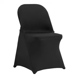 VEVOR Stuhlhussen aus Elastischem Spandex für Klappstühle, Universell Passender, Kurzer Vorderbezug, Abnehmbare &Waschbare Schonbezüge, für Hochzeit, Urlaub, Party, Feier, (50 Stück, Schwarz) VEVOR Stuhlhussen aus Elastischem Spandex für Klappstühle, Universell Passender, Kurzer Vorderbezug, Abnehmbare &Waschbare Schonbezüge, für Hochzeit, Urlaub, Party, Feier, (50 Stück, Schwarz)
