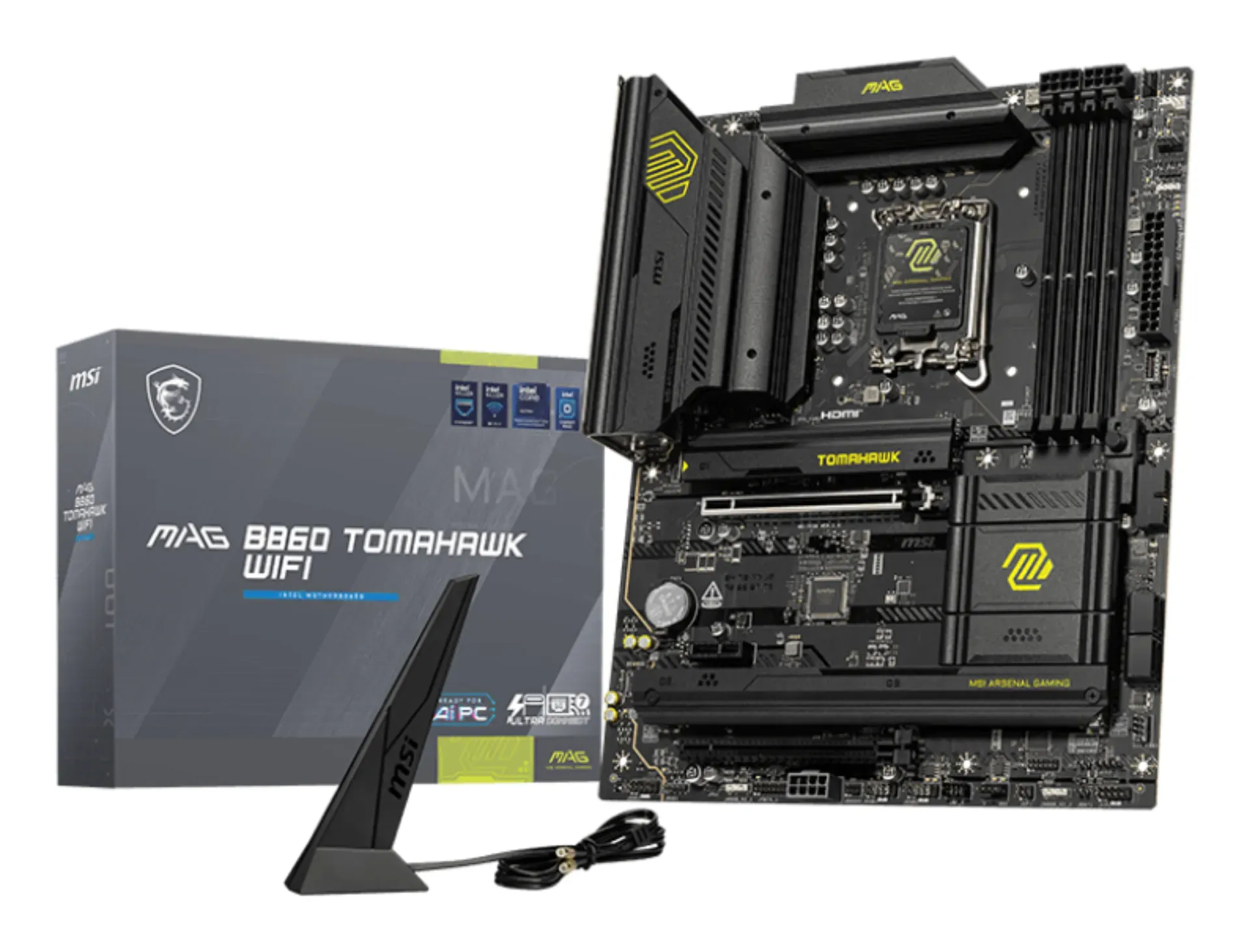 MSI MAG B860 TOMAHAWK WIFI Motherboard Intel B860 LGA 1851 (Socket V1) ATX – Bild 5