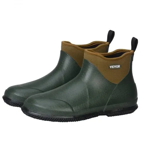 VEVOR Knöchelstiefel, Regenstiefel, rutschfeste Gummistiefel mit Knöchelriemen, Arbeitsschuhe, isolierte Schlammstiefel, ideal zum Wandern, Angeln, Jagen oder für die Gartenarbeit, Größe 9 US – Bild 10