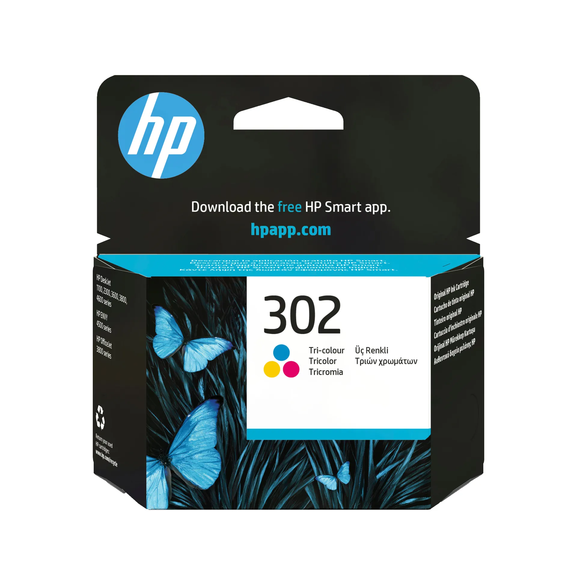 HP Original 302 Cyan/Magenta/Gelb Druckerpatrone HP Original 302 Cyan/Magenta/Gelb Druckerpatrone