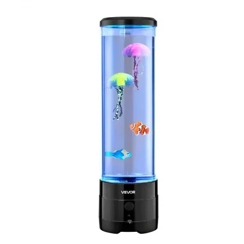 VEVOR Lavalampe 382 mm schwimmende Quallen-Blasenlichtlampe, 16 Farbwechsel-Lichteffekte, Bluetooth-Lautsprecher, Stimmungslampe, Aquarium Nachtlicht für Schlafzimmer, Wohnzimmer, Heimdekoration – Bild 9