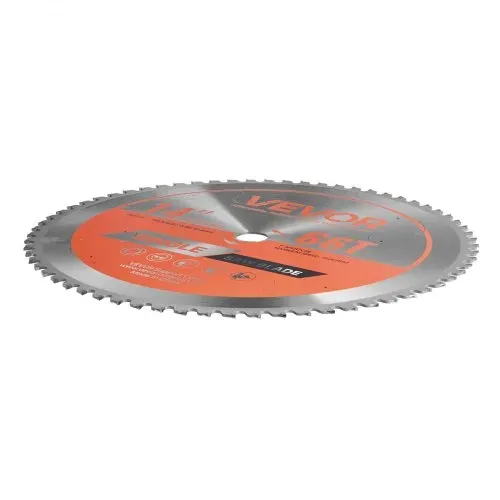 VEVOR Kreissägeblatt (355 mm φ & 66 scharfe Zähne & 2,4 mm Dicke) ideal für Metallschneiden, kompatibel mit Kreissäge, Sägeblatt aus legiertem Stahl mit geräuschreduzierenden Wärmeabzügen – Bild 10
