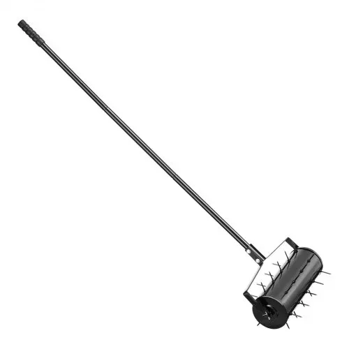 VEVOR Aerifizierer, 435x235x1560mm, Hand Vertikutierer, Rasenbelüfter mit abnehmbarem Griff und 27 Eisenspikes, Rasenlüfter für verdichtete Böden und Rasenflächen im Garten, Terrasse, Hof, Schwarz – Bild 8