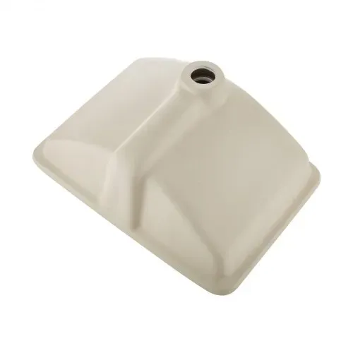 VEVOR Unterbauwaschbecken Handwaschbecken 530 x 375 mm rechteckiges Spülbecken aus Keramik mit Überlaufloch, moderne Unterbauspüle Küchenspüle für kleine Räume, Badezimmerwaschbecken Weiß – Bild 9