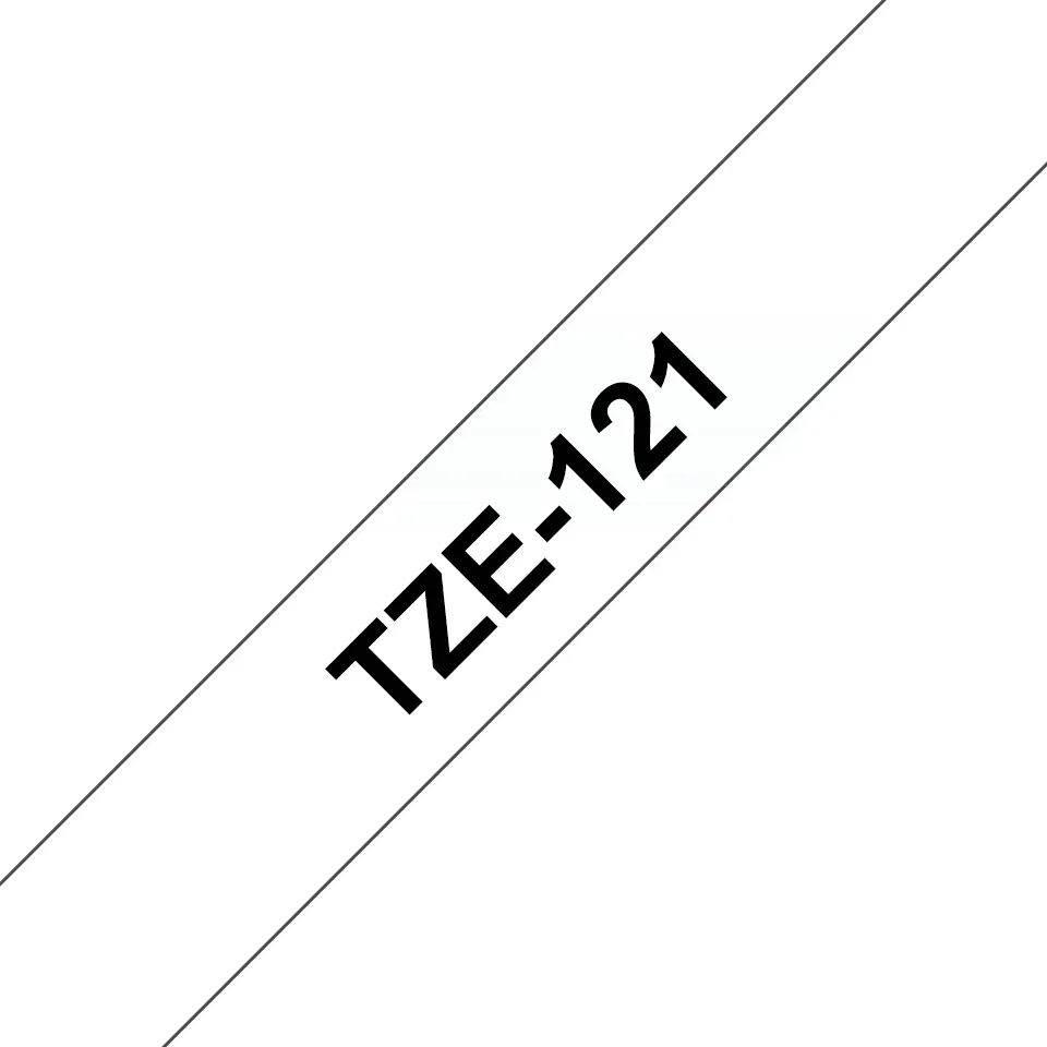 Brother TZE-121 Etiketten erstellendes Band Brother TZE-121 Etiketten erstellendes Band