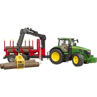 John Deere 7R 350 m Rückeanhänger, Modellfahrzeug John Deere 7R 350 m Rückeanhänger, Modellfahrzeug