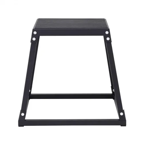 VEVOR Plyometrische Sprungbox, 458 mm Plyo-Box, Plyometrische Plattform Plyobox Schwarz, Rutschfeste Fitness-Übungs-Step-Up-Box für Heimtraining, Konditions-Krafttraining, Oberschenkel Trainieren – Bild 8