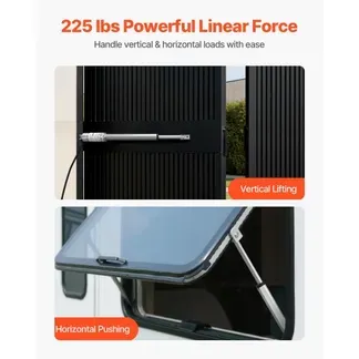VEVOR 12-V-Linearantrieb, 203,2mm Linearmotor mit 15 mm/s, 1000 N Linear Actuator, Lineartechnik-Aktuatoren mit IP54-Schutz & Montagehalterung für Hubschreibtische, Liegestühle, Fenstertüröffner VEVOR 12-V-Linearantrieb, 203,2mm Linearmotor mit 15 mm/s, 1000 N Linear Actuator, Lineartechnik-Aktuatoren mit IP54-Schutz & Montagehalterung für Hubschreibtische, Liegestühle, Fenstertüröffner