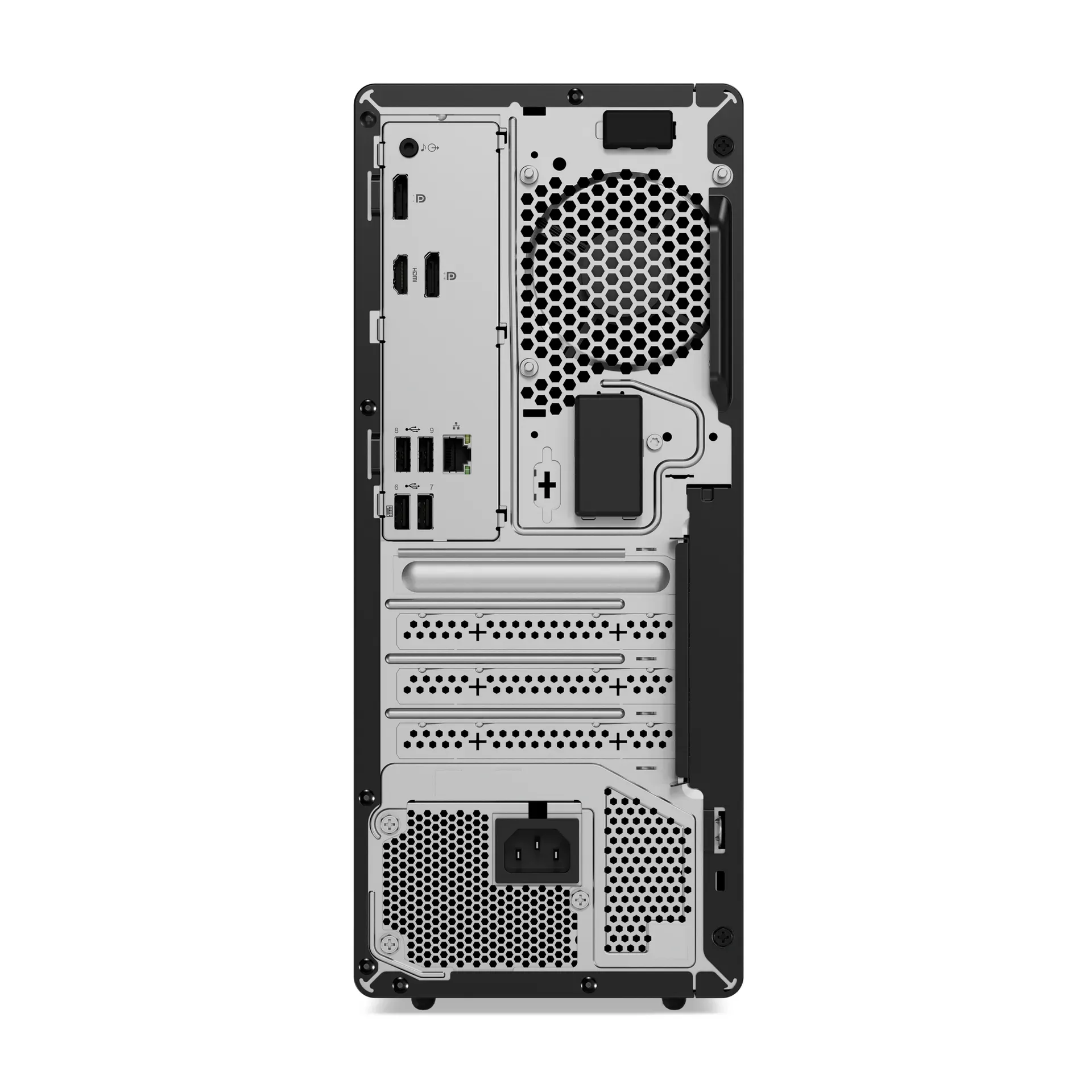 Lenovo ThinkCentre M75t Gen 5 AMD Ryzen™ 7 8700G 16 GB DDR5-SDRAM 512 GB SSD Windows 11 Pro Tower PC Schwarz – Bild 2