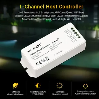 MiBoxer SYS-T1 LED Subordinate Controller 1-Channel Host MiBoxer SYS-T1 LED Subordinate Controller 1-Channel Host