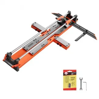 VEVOR Fliesenschneider 1200 mm, Fliesenschneidmaschine mit Verschiebbarem Schneidkopf & Federbelasteter Basis, Winkelanschlag, Wolframkarbid-Trennscheibe, Ausrichthilfe, für Keramikfliesen VEVOR Fliesenschneider 1200 mm, Fliesenschneidmaschine mit Verschiebbarem Schneidkopf & Federbelasteter Basis, Winkelanschlag, Wolframkarbid-Trennscheibe, Ausrichthilfe, für Keramikfliesen