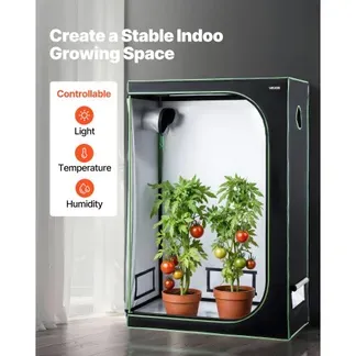 VEVOR Growzelt, 120x60x180 cm, Growbox 600D hochreflektierendes Mylar, Indoor-Pflanzenzelt mit Beobachtungsfenster, Bodenwanne & Reißverschluss, Gewächshaus Zuchtzelte für Obst, Blumen & Gemüse VEVOR Growzelt, 120x60x180 cm, Growbox 600D hochreflektierendes Mylar, Indoor-Pflanzenzelt mit Beobachtungsfenster, Bodenwanne & Reißverschluss, Gewächshaus Zuchtzelte für Obst, Blumen & Gemüse
