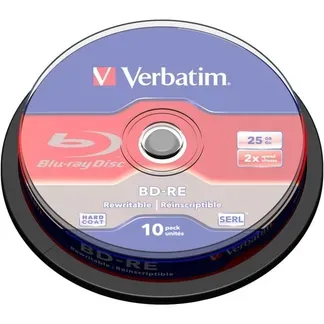 Verbatim BD-RE SL 25GB 2x 10 Pack Spindle 10 Stück(e) Verbatim BD-RE SL 25GB 2x 10 Pack Spindle 10 Stück(e)