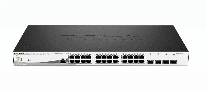 D-Link DGS-1210-28MP/E Netzwerk-Switch Managed L2 Gigabit Ethernet (10/100/1000) Power over Ethernet (PoE) 1U Schwarz, Grau D-Link DGS-1210-28MP/E Netzwerk-Switch Managed L2 Gigabit Ethernet (10/100/1000) Power over Ethernet (PoE) 1U Schwarz, Grau