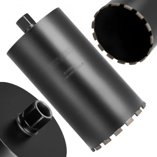 VEVOR Kernbohrer Bohrkrone φ 203 mm 356 mm Bohrtiefe, 1-1/4 Zoll-7 Innengewinde, Hochpräzisions-Schweißtechnologie, Nass-Diamantkernbohrer Kernlochbohrer für Stahlbeton Ziegel Mauerwerk VEVOR Kernbohrer Bohrkrone φ 203 mm 356 mm Bohrtiefe, 1-1/4 Zoll-7 Innengewinde, Hochpräzisions-Schweißtechnologie, Nass-Diamantkernbohrer Kernlochbohrer für Stahlbeton Ziegel Mauerwerk