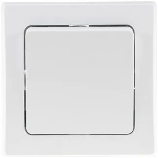DELPHI Wechsel-Schalter, UP, weiß 250V~/ 10A, inkl. Rahmen, Steckanschluss DELPHI Wechsel-Schalter, UP, weiß 250V~/ 10A, inkl. Rahmen, Steckanschluss