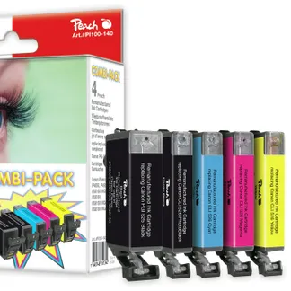 Peach PI100-140 Druckerpatrone 5 Stück(e) Kompatibel Schwarz, Cyan, Foto schwarz, Gelb Peach PI100-140 Druckerpatrone 5 Stück(e) Kompatibel Schwarz, Cyan, Foto schwarz, Gelb