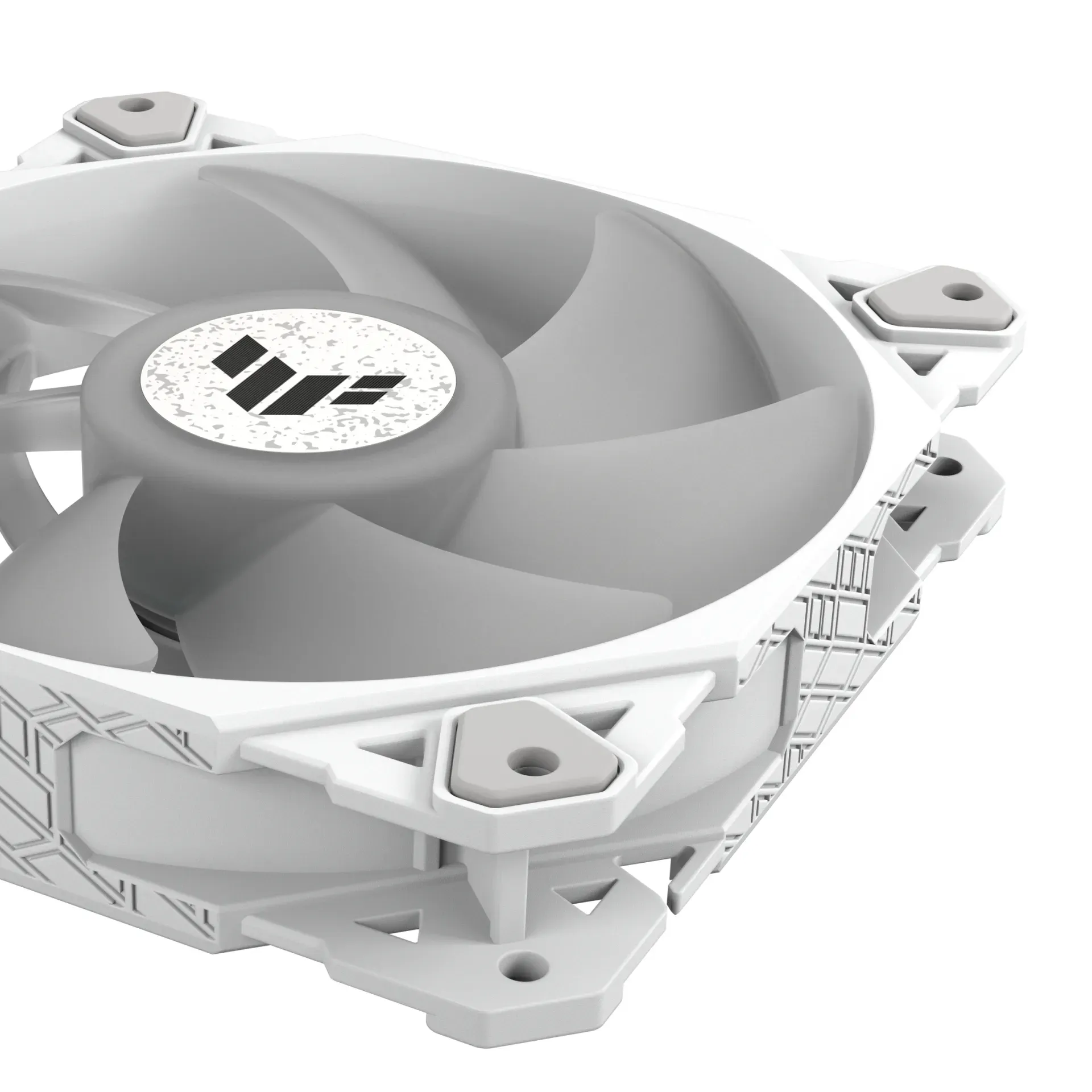 ASUS TUF GAMING TF120 ARGB WHITE EDITION Computergehäuse Luftkühlung 12 cm Weiß 1 Stück(e) – Bild 6