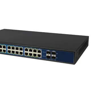 ALLNET Switch full managed 24 Port Gigabit 390W / 24x PoE+ / 4x SFP / Lüfterlos / 19″ / “ALL-SG8626PM” ALLNET Switch full managed 24 Port Gigabit 390W / 24x PoE+ / 4x SFP / Lüfterlos / 19″ / “ALL-SG8626PM”