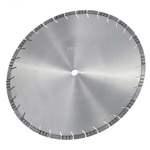 VEVOR Diamantsägeblatt Betonsägeblatt 50 cm für Nass- oder Trockenarbeiten, 12 mm Diamantsegmentsägeblatt mit schrägen Zähnen, Mittellochdurchmesser 25,4 mm, für Beton, Zementplatten, Fliesen, Ziegel – Bild 8
