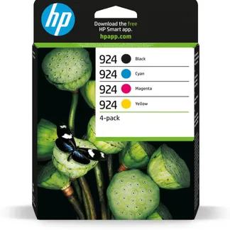 HP 924 4er-Pack CMYK Original Druckerpatrone HP 924 4er-Pack CMYK Original Druckerpatrone
