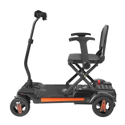 VEVOR 4-Rad-Elektromobil faltbar, Mobilitätsroller Erwachsene & Senioren, Seniorenmobil mit Fernbedienung, NFC-Schlüsseln & 15 km Reichweite, 120 kg Tragkraft, Reiserollstuhl – Bild 8
