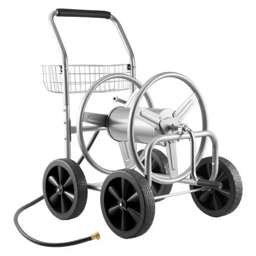 VEVOR Schlauchtrommelwagen 91m. Robuste Gartenwasserbepflanzung mit Korb – Bild 9