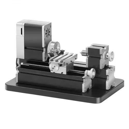 VEVOR Mini-Drehmaschine aus Metall 70x130 mm, Fräsmaschine 20000 U/min, 36 W Hochleistungsmotor, 3-Backenfutter, didaktische Metalldrehmaschine mit Schutz für die Bearbeitung von Präzisionsteilen – Bild 9