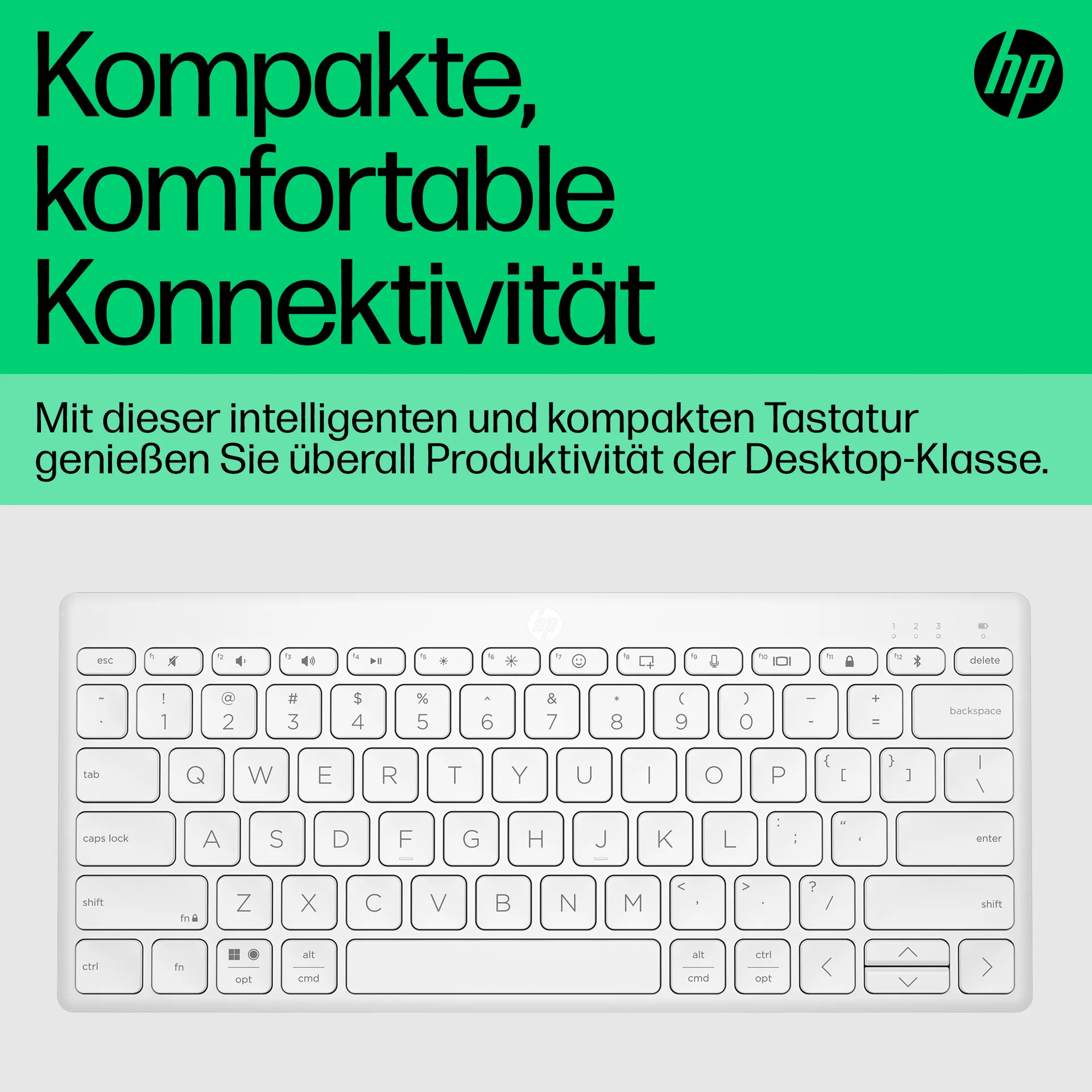 HP 350 Kompakte Bluetooth-Tastatur für mehrere Geräte – Bild 3