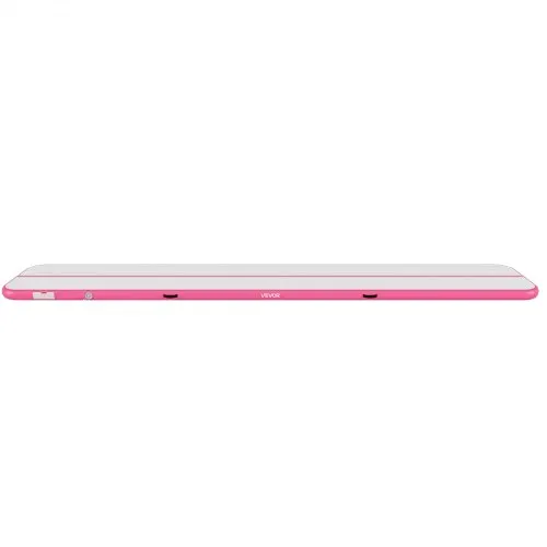 VEVOR Aufblasbare Gymnastikmatte 600x100x10 cm Airtrack-Turnmatte für Training, Wettkampfsport & Yoga, mit Rutschfester Oberfläche, 600-W-Elektroluftpumpe, Reparaturflicken, Düsen & Tasche, Pink – Bild 9
