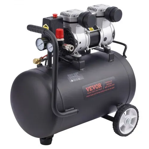 VEVOR-Luftkompressor, 8-Gallonen-Stahltank, 1 PS, 2,2 CFM bei 90 PSI, ölfreier Luftkompressor und max. 120 PSI Druck, 80 dB ultraleiser tragbarer Kompressor, für Autoreparatur, Reifenbefüllung, Spritzlackierung – Bild 10