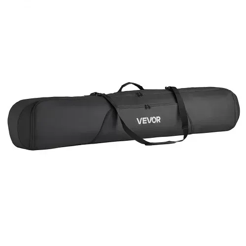 VEVOR Skitasche, bis zu 165 cm, Skibag, Skisack, Skicover, 600D-Oxford-Gewebe, mit verstellbaren Innengurten, Skiersack für Skistöcke, Schutzbrillen, Handschuhe, Helme, Stiefel (Schwarz) – Bild 8