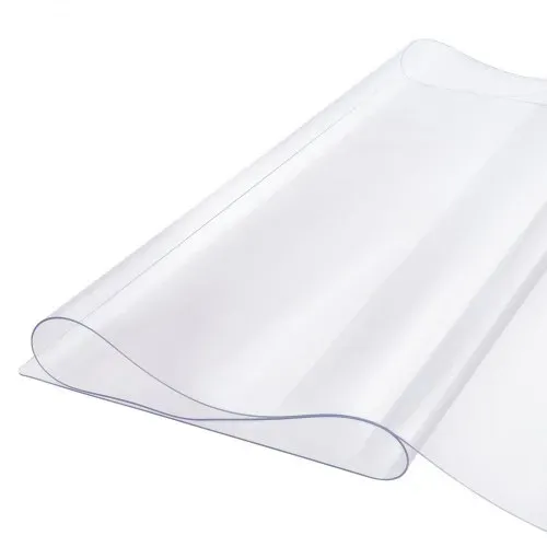 VEVOR Kunststoff-Tischdecke, 61 x 243 cm, 1,5 mm dick, transparenter Tischschutz, rechteckige PVC-Schreibtischunterlage, wasserdichte und leicht zu reinigende Schreibtischunterlage, Tischdecke, für Büro, Kommode, Esszimmertisch, Nachttisch – Bild 10