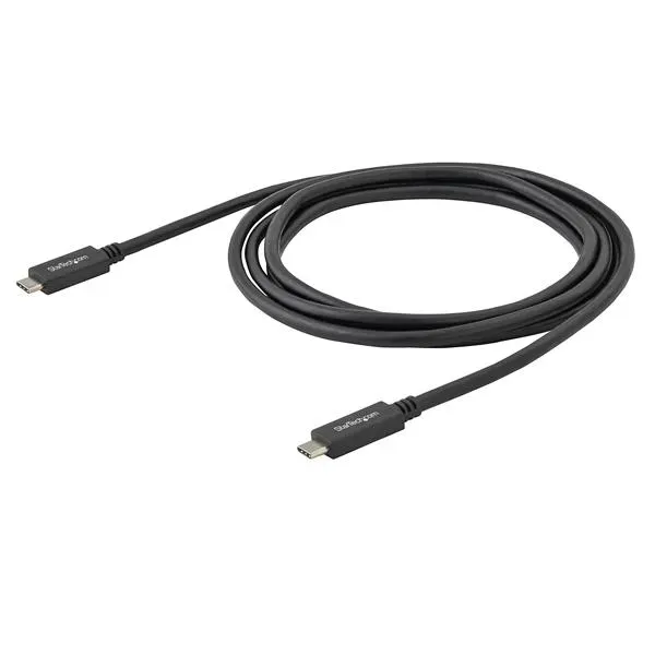 StarTech.com 50cm USB-C Kabel, USB 10Gbps, 60W (3A) Power Delivery, 8K 60Hz / 4K 144Hz DP-Alt-Modus - Thunderbolt-Kompatibel – Bild 4